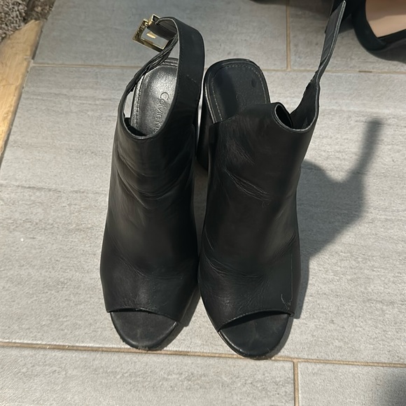 Calvin Klein Ankle Buckle Heels - Picture 1 of 2